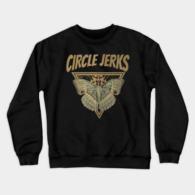 Circle Jerks // Fly Away Butterfly Crewneck Sweatshirt by CitrusSizzle